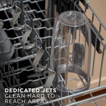 GE BLACK TOP CONTROL STAINLESS STEEL INTERIOR DISHWASHER - Dishwashers - Additional View 11