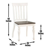 Steve Silver Furniture - Joanna Side Chair - White - Wood - Chairs - Additional View 1