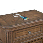 MALLORY LIGHT OAK NIGHTSTAND - Additional View 3