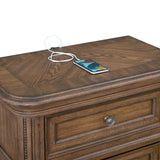 MALLORY LIGHT OAK NIGHTSTAND - Additional View 3
