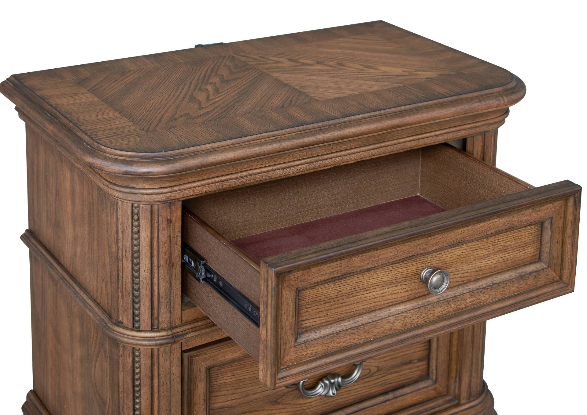 MALLORY LIGHT OAK NIGHTSTAND - Additional View 4
