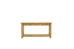 Lawman Sofa Table - Light Wax
