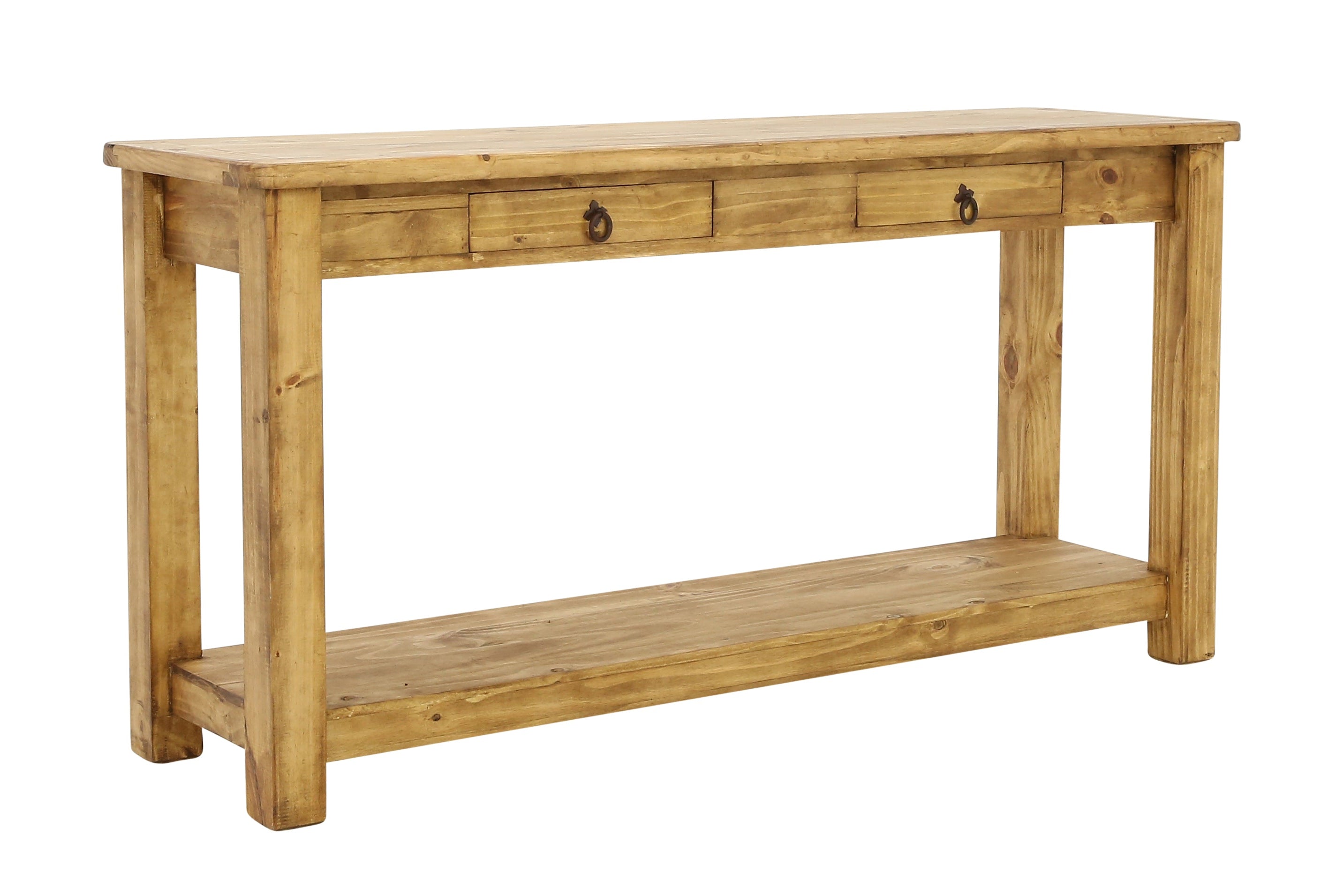 Lawman Sofa Table - Light Wax - Additional View 1
