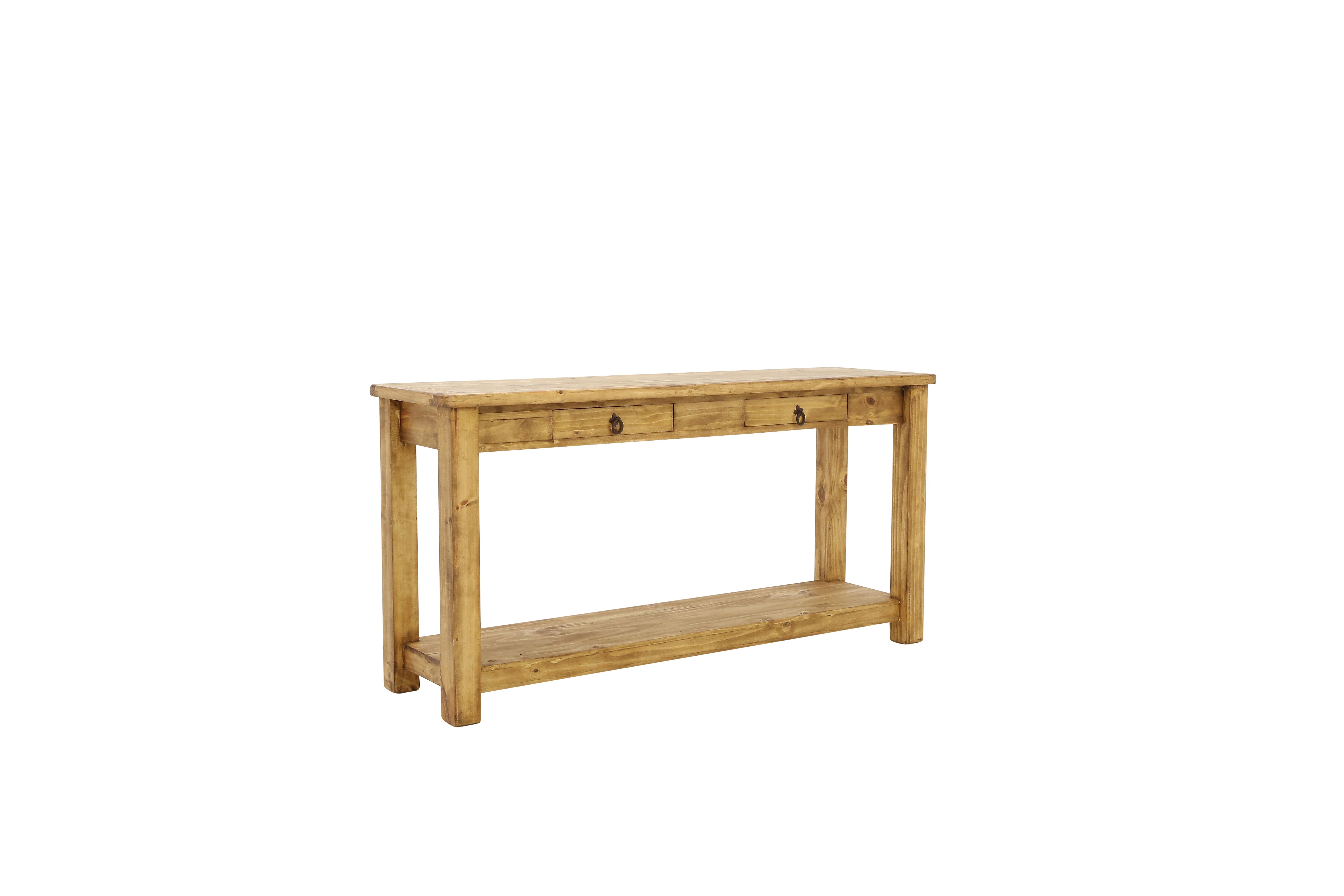 Lawman Sofa Table - Light Wax - Additional View 1