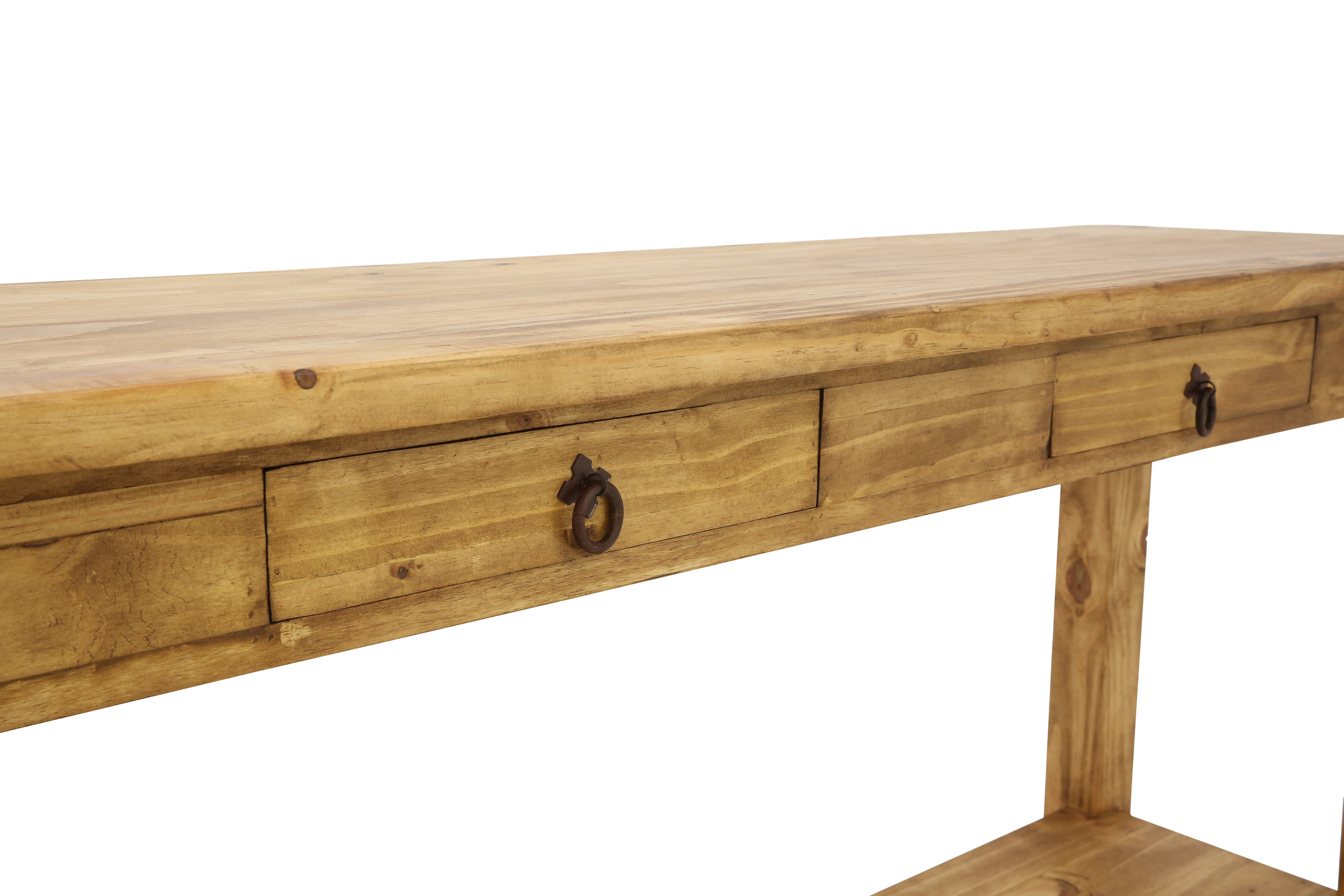 Lawman Sofa Table - Light Wax - Additional View 2