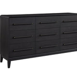 Bernards - Elure 9-Drawer Dresser - Black Wood - Dresser & Mirror - Additional View 1