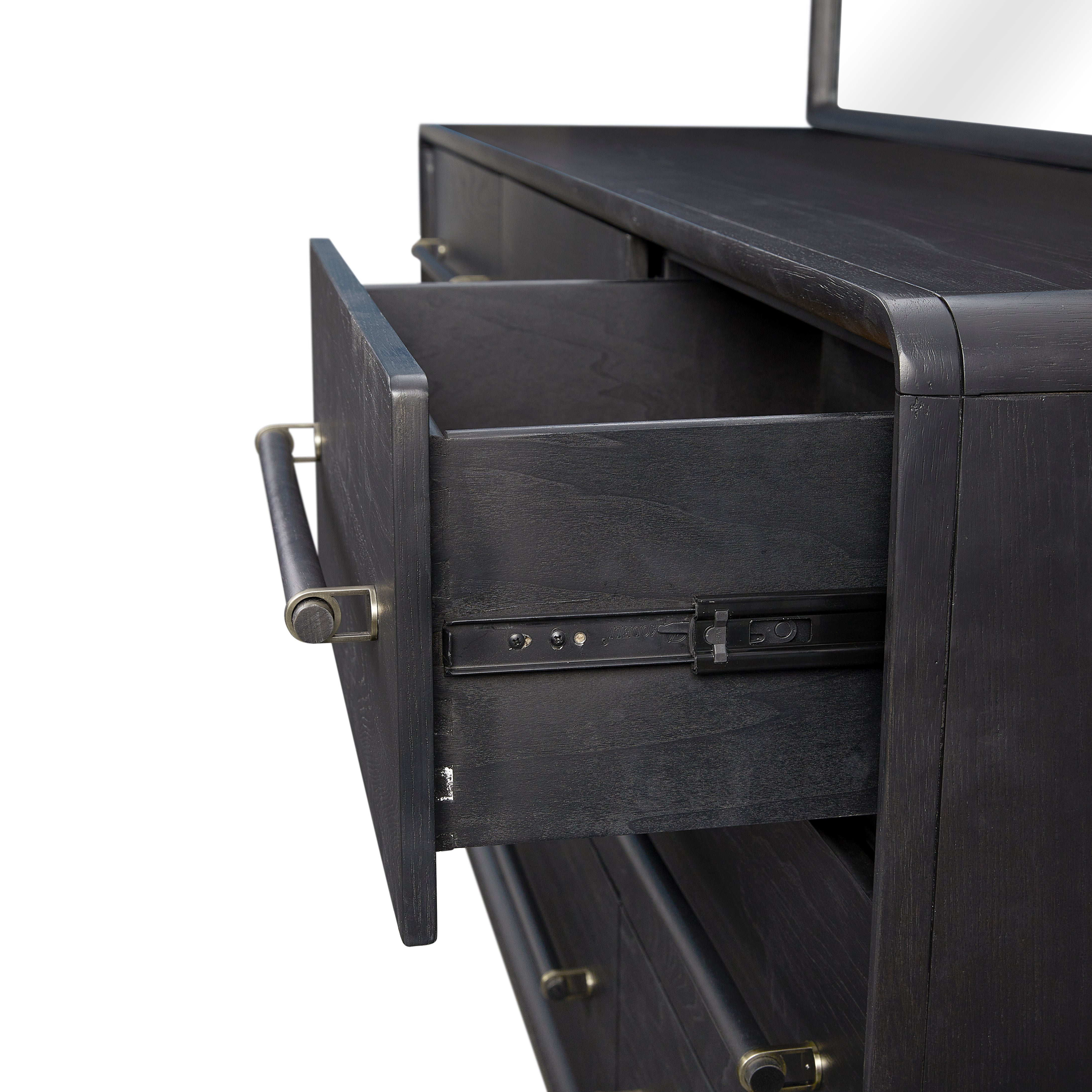 Bernards - Elure 9-Drawer Dresser - Black Wood - Dresser & Mirror - Additional View 2