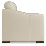 Ashley Furniture - TRESURE TROVE ALMOND OVERSIZED CHAIR - White Leather Match - Chairs - Additional View 3