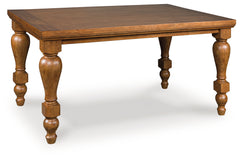 Ashley Furniture - CHADWORTH BROWN COUNTER TABLE - Light Brown Wood - Tables