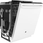 GE WHITE TOP CONTROL STAINLESS STEEL INTERIOR DISHWASHER - Dishwashers - Additional View 30