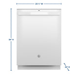 GE WHITE TOP CONTROL STAINLESS STEEL INTERIOR DISHWASHER - Dishwashers - Additional View 31