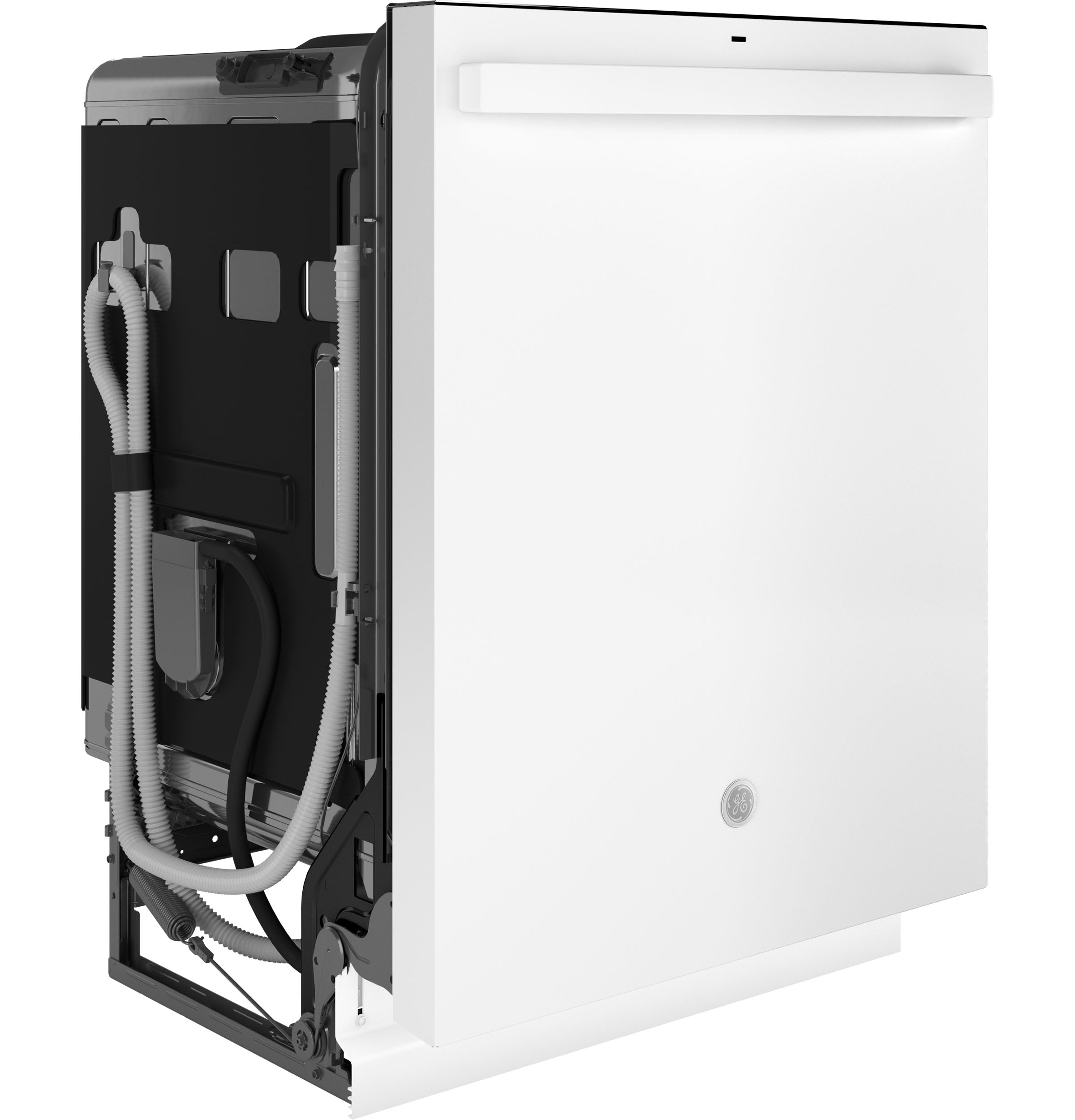 GE WHITE TOP CONTROL STAINLESS STEEL INTERIOR DISHWASHER - Dishwashers - Additional View 32