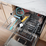 GE WHITE TOP CONTROL STAINLESS STEEL INTERIOR DISHWASHER - Dishwashers - Additional View 7
