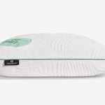 Bedgear - Level Transition 0.0 Stomach Sleeper Pillow - White|Green Fabric - Pillows - Additional View 10