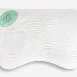 Bedgear - Level Transition 0.0 Stomach Sleeper Pillow - White|Green Fabric - Pillows - Additional View 11