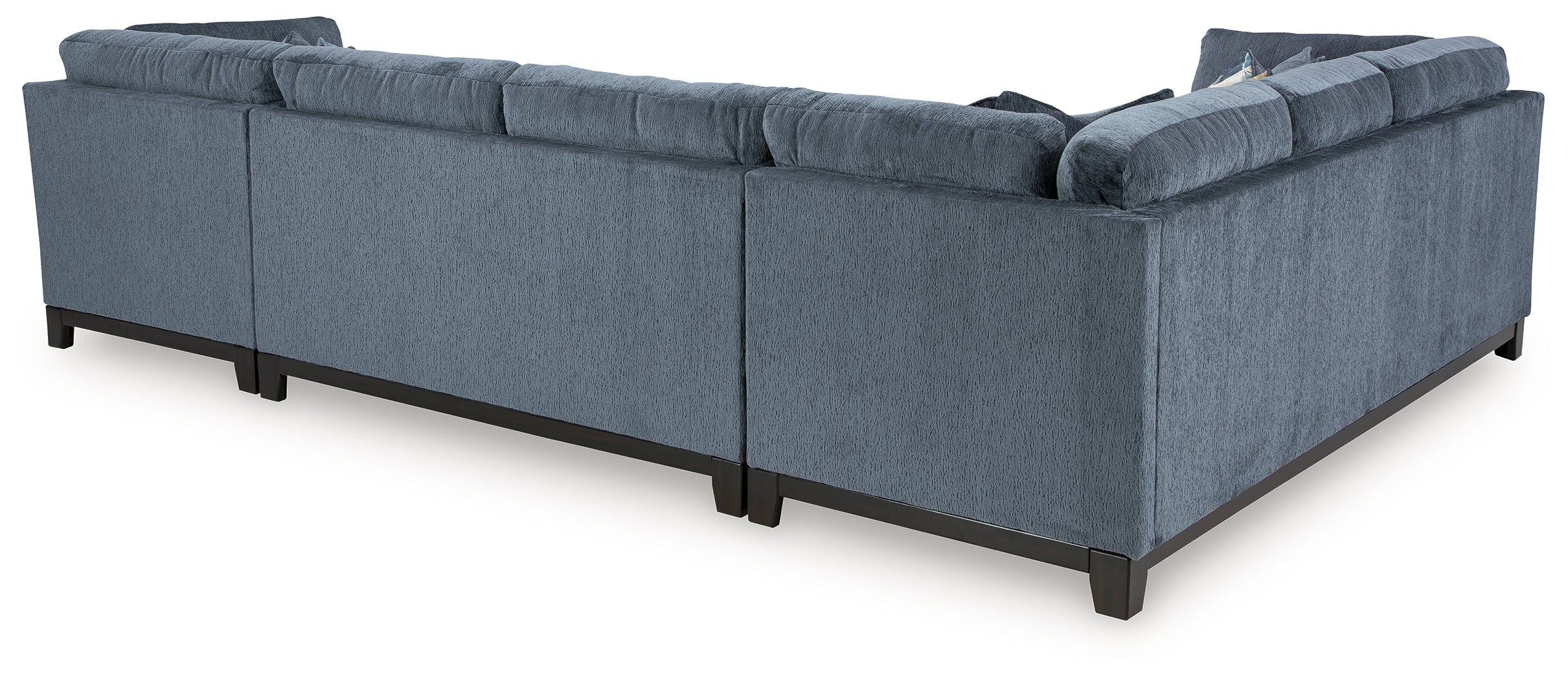 Ashley Furniture - MAXON PLACE NAVY 3 PIECE SECTIONAL - Blue Fabric - Sectionals - Additional View 4