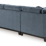 Ashley Furniture - MAXON PLACE NAVY 3 PIECE SECTIONAL - Blue Fabric - Sectionals - Additional View 4