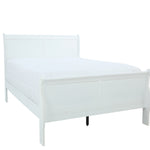 Louis Philip Full Bed - White