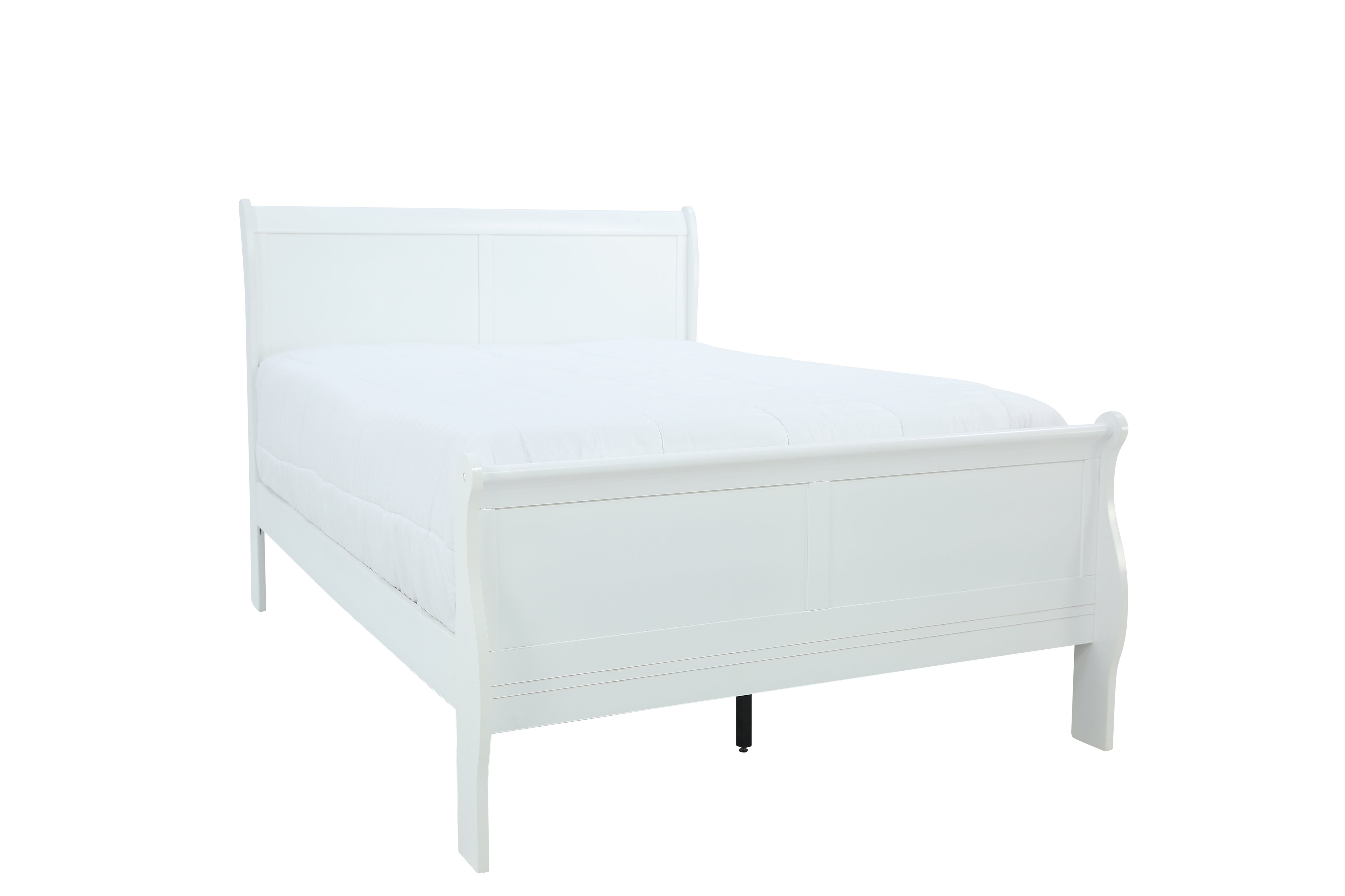Louis Philip Full Bed - White