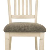 Ashley Furniture - Bolanburg Upholstered Side Chair - Beige Fabric|Wood - Chairs - Additional View 7