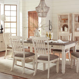 Ashley Furniture - Bolanburg Upholstered Side Chair - Beige Fabric|Wood - Chairs - Additional View 10