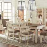 Ashley Furniture - Bolanburg Upholstered Side Chair - Beige Fabric|Wood - Chairs - Additional View 11