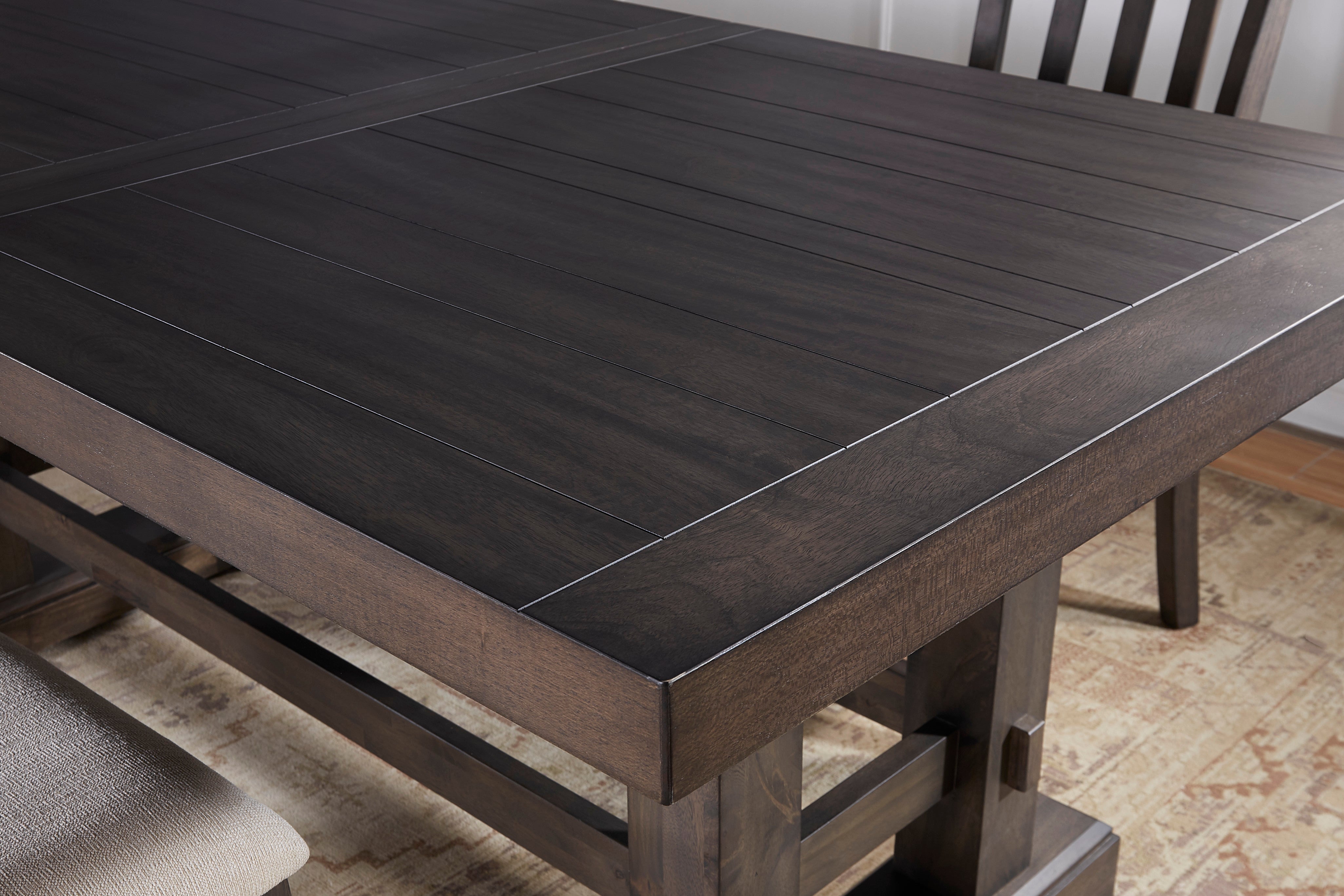 Steve Silver Furniture - Napa Dining Table - Dark - Dark Brown Wood - Tables - Additional View 4