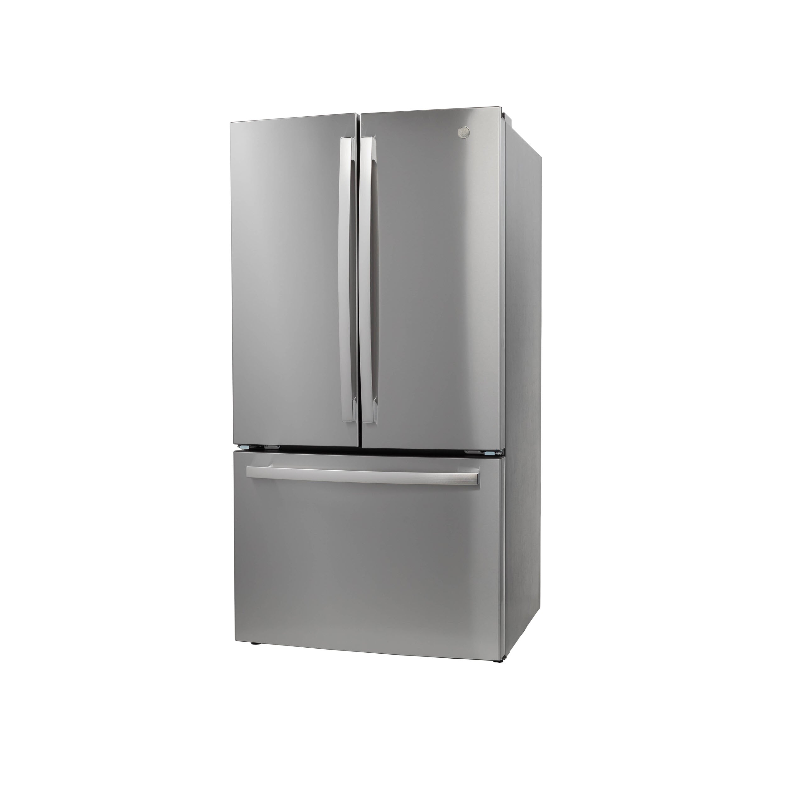 GE STAINLESS 27CU FINGERPRINT RESISTANT FRENCH DOOR REFRIGERATOR - Pearl Silver - Refrigerators - Additional View 18