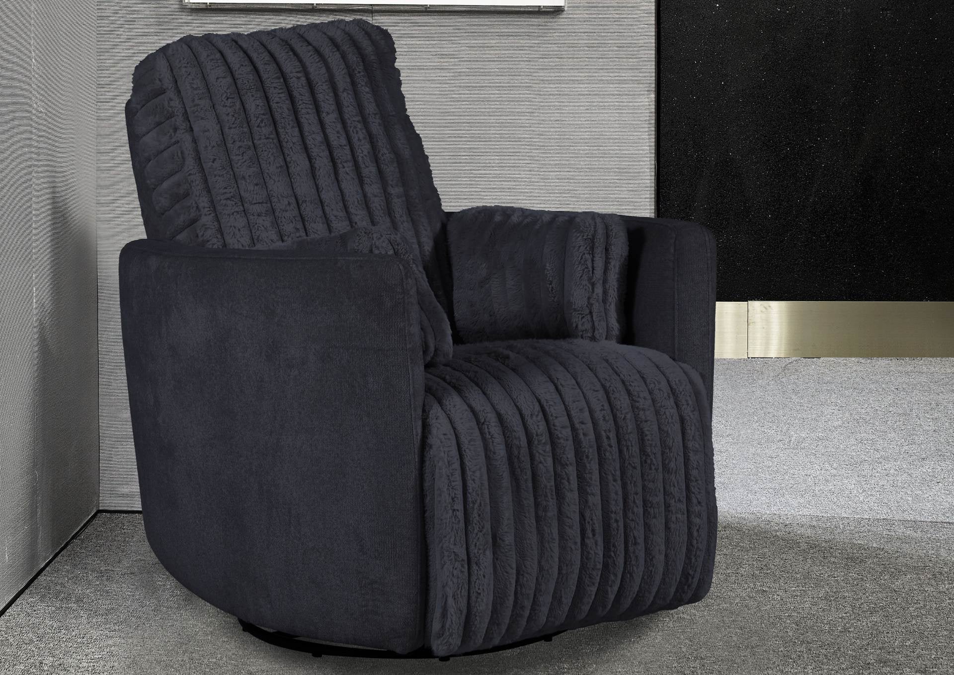 Presley Swivel Glider Recliner - Charcoal - Additional View 1