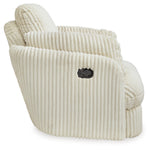 Ashley Furniture - TIE-BREAKER IVORY SWIVEL GLIDER RECLINER - White Fabric - Recliners - Additional View 5