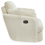 Ashley Furniture - TIE-BREAKER IVORY SWIVEL GLIDER RECLINER - White Fabric - Recliners - Additional View 5