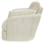 Ashley Furniture - TIE-BREAKER IVORY SWIVEL GLIDER RECLINER - White Fabric - Recliners - Additional View 7