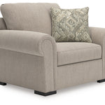 Ashley Furniture - SARAROSE HEATHER OVERSIZED CHAIR - Beige Fabric - Chairs