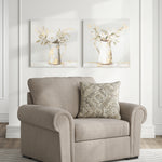 Ashley Furniture - SARAROSE HEATHER OVERSIZED CHAIR - Beige Fabric - Chairs - Additional View 1
