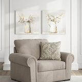 Ashley Furniture - SARAROSE HEATHER OVERSIZED CHAIR - Beige Fabric - Chairs - Additional View 1