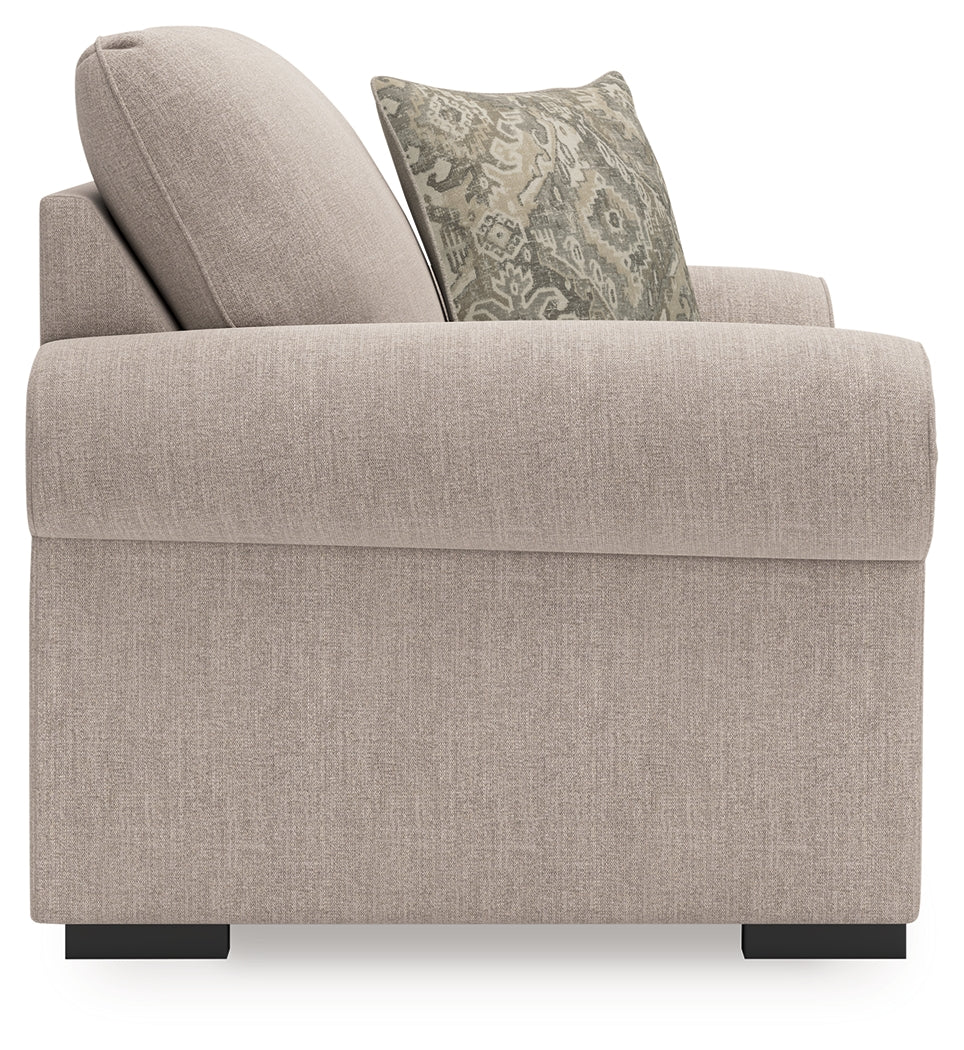 Ashley Furniture - SARAROSE HEATHER OVERSIZED CHAIR - Beige Fabric - Chairs - Additional View 4