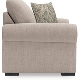 Ashley Furniture - SARAROSE HEATHER OVERSIZED CHAIR - Beige Fabric - Chairs - Additional View 4