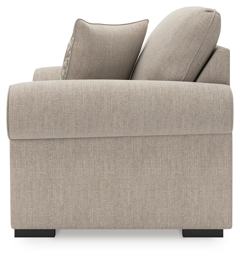Ashley Furniture - SARAROSE HEATHER OVERSIZED CHAIR - Beige Fabric - Chairs - Additional View 6