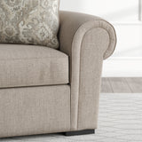 Ashley Furniture - SARAROSE HEATHER OVERSIZED CHAIR - Beige Fabric - Chairs - Additional View 7