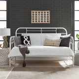 Liberty Furniture - Jolene Antique Daybed - White - Metal - Beds