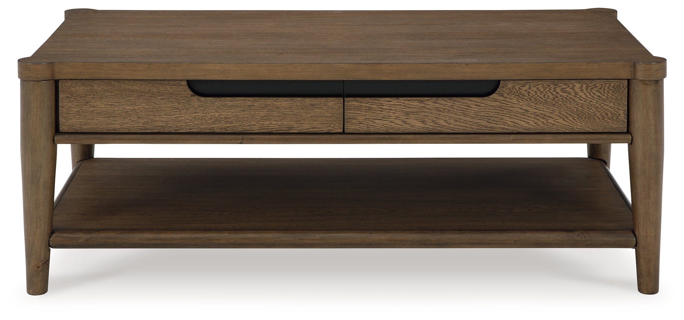 Ashley Furniture - ROANHOWE COCKTAIL TABLE - Dark Brown Wood - Tables - Additional View 3