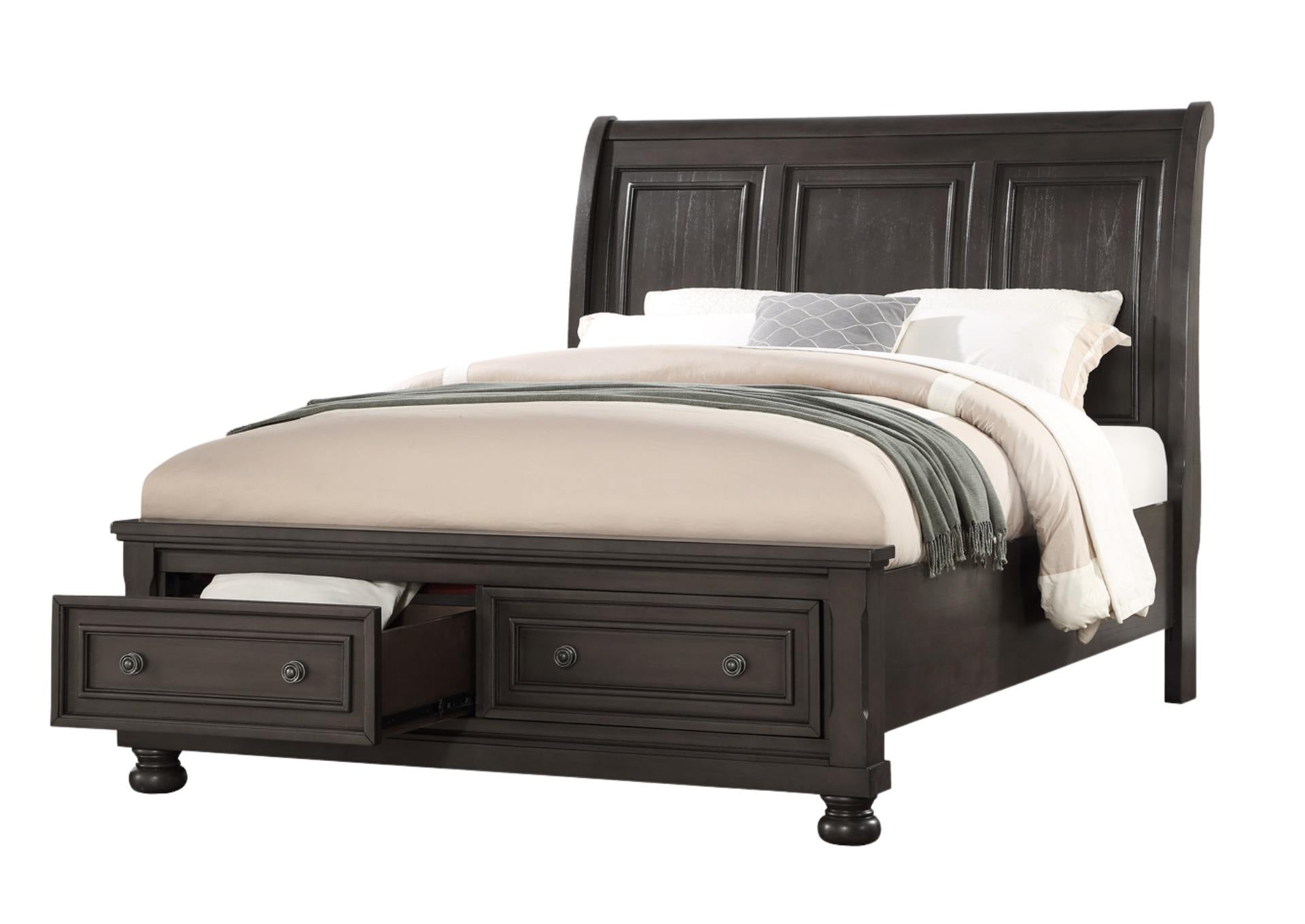 Kingsman King Bed - Grey - Additional View 1