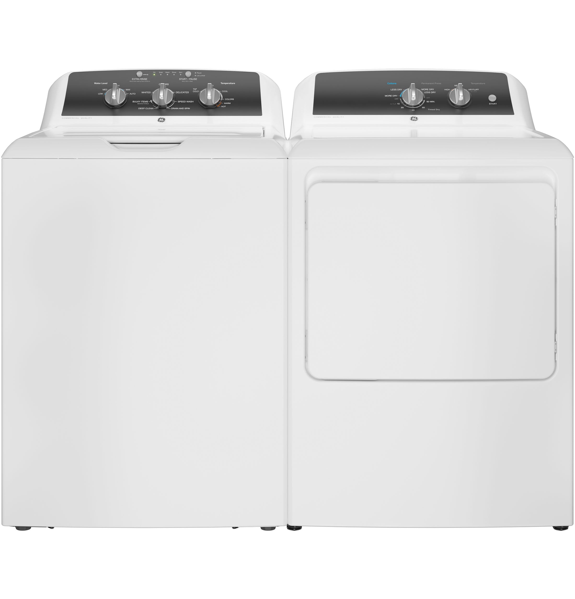 GE WHITE 6.2CU GAS COMMERCIAL DRYER - Dryers - Additional View 3