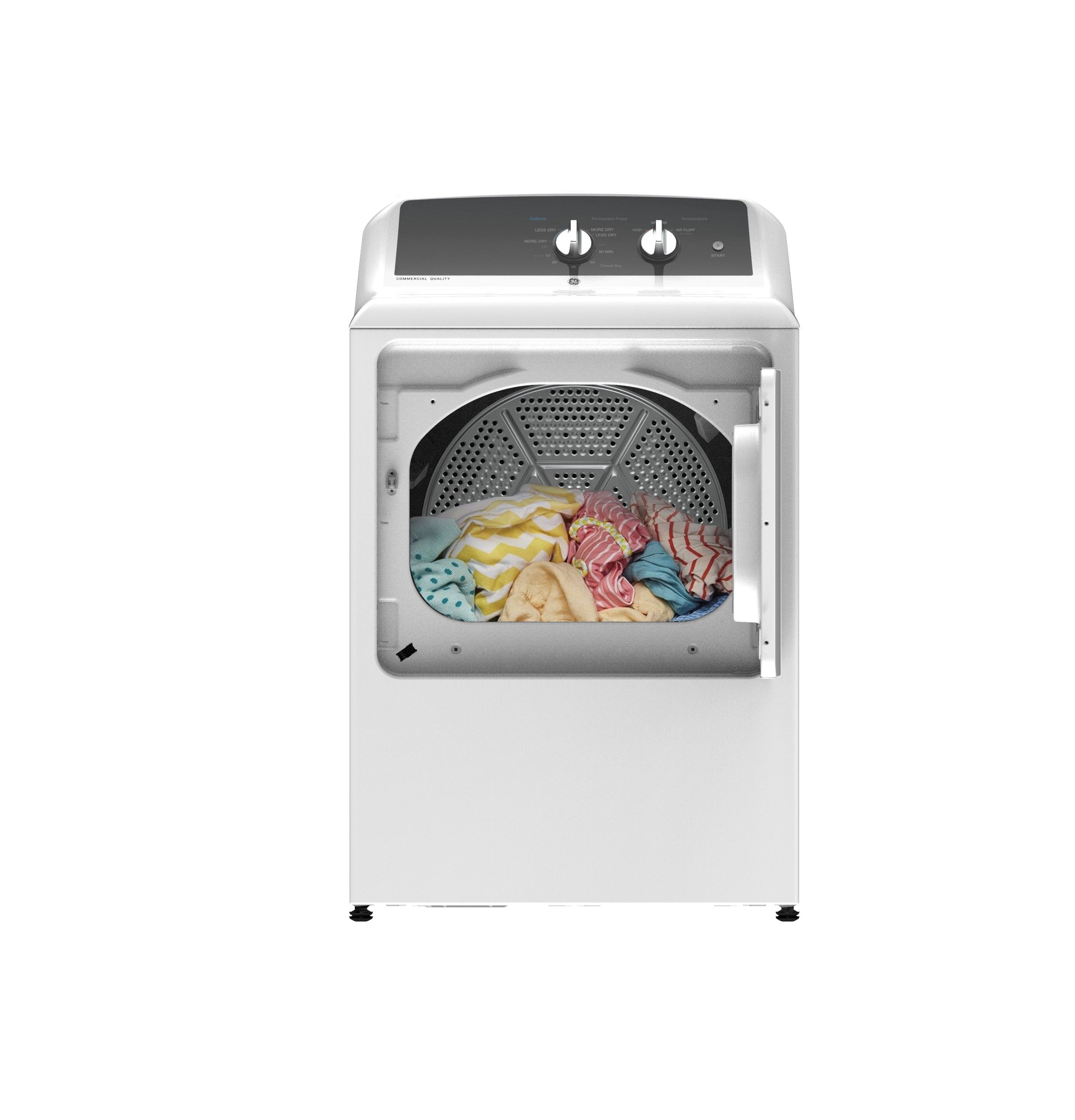 GE WHITE 6.2CU GAS COMMERCIAL DRYER - Dryers - Additional View 6