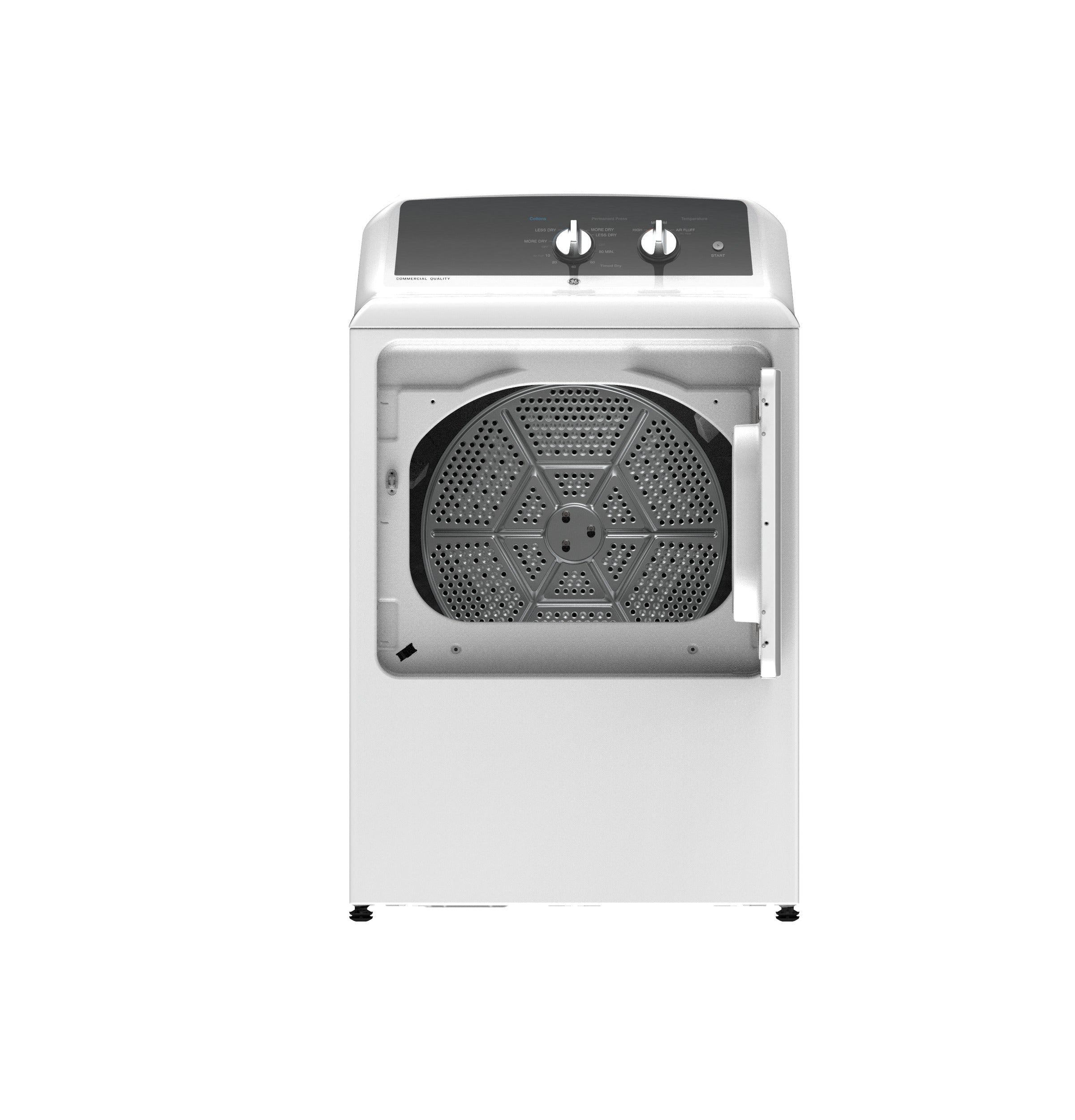 GE WHITE 6.2CU GAS COMMERCIAL DRYER - Dryers - Additional View 7