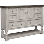 International Furniture Direct - Stone Dresser - Beige|Dark Gray Wood - Dresser & Mirror - Additional View 4