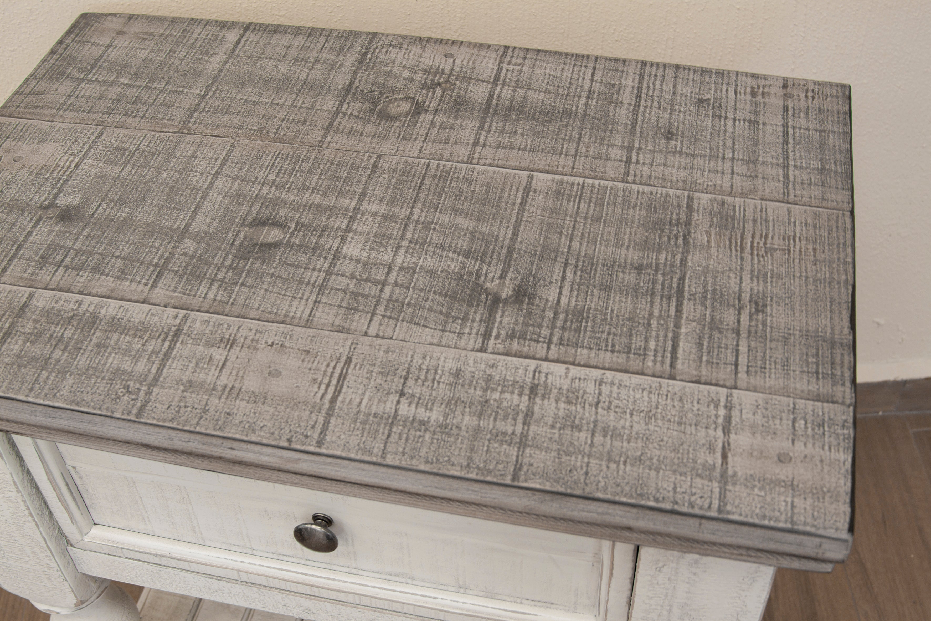 International Furniture Direct - Stone Dresser - Beige|Dark Gray Wood - Dresser & Mirror - Additional View 7