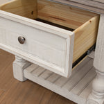 International Furniture Direct - Stone Dresser - Beige|Dark Gray Wood - Dresser & Mirror - Additional View 8