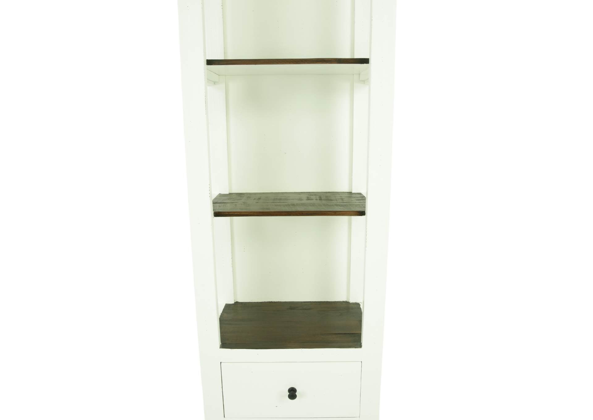 VERONAS WHITE/TOBACCO BOOKCASE - Additional View 2