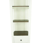 VERONAS WHITE/TOBACCO BOOKCASE - Additional View 2